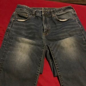 Men’s jeans.  Clean, pet / smoke free home.